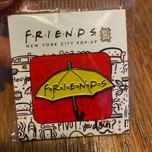 Friends NYC Pop Up - Yellow Umbrella Enamel Pin